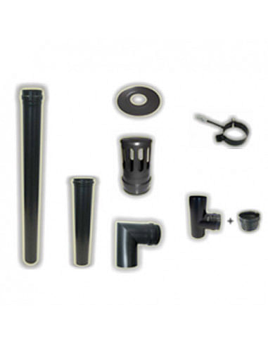 Kit scarico fumi interno per Stufa Pellet cm. 200 - Climaway
