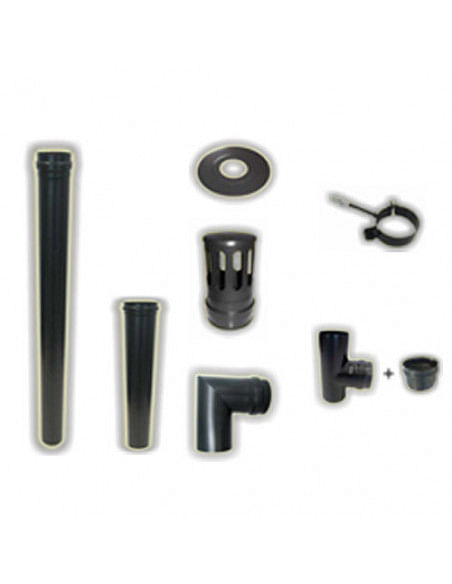 Kit scarico fumi interno per Stufa Pellet cm. 200 - Climaway