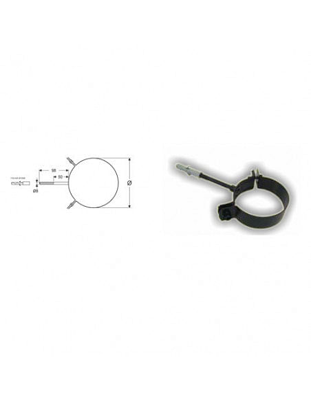 Kit scarico fumi interno per Stufa Pellet cm. 200 - Climaway