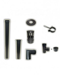 Kit scarico fumi interno per Stufa Pellet cm. 250 - Climaway