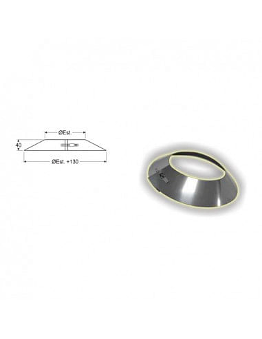 Rosone a grempriulina Stufa Pellet acciaio inox - Climaway