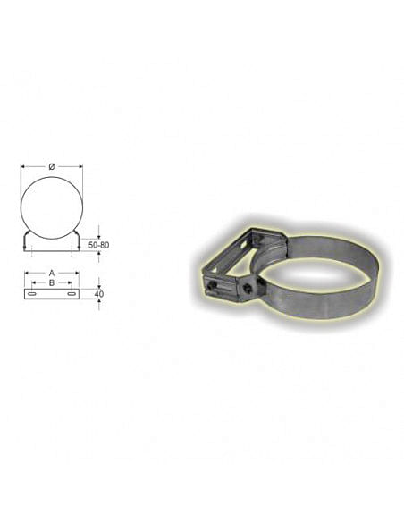 Kit scarico fumi interno/esterno per Stufa Pellet cm. 250 - Climaway