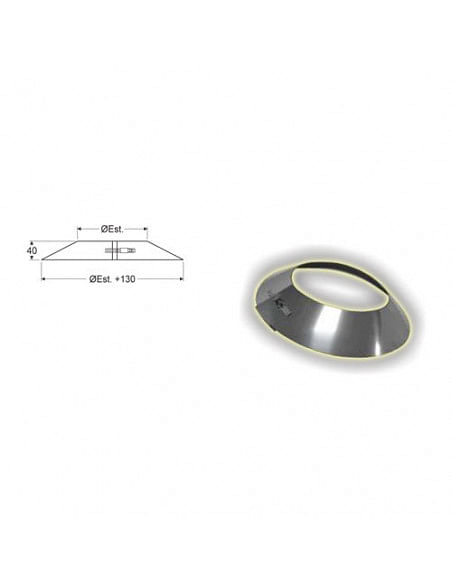 Kit scarico fumi interno/esterno per Stufa Pellet cm. 250 - Climaway