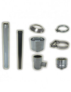 Kit scarico fumi interno/esterno per Stufa Pellet cm. 300 - Climaway