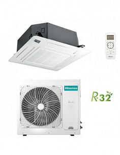 Climatizzatore Condizionatore Hisense Cassetta R32 Monofase 42000 BTU AUC125UR4RHB4 INVERTER - Climaway