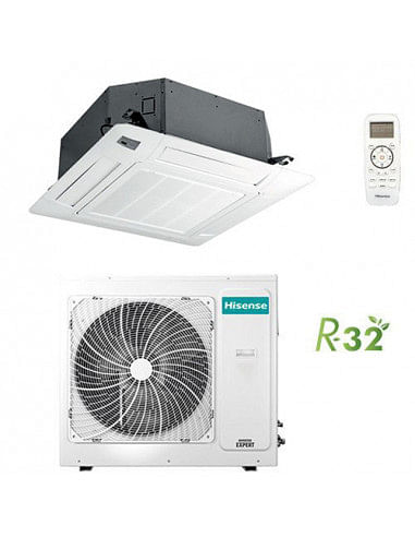 Climatizzatore Condizionatore Hisense Cassetta R32 Monofase 42000 BTU AUC125UR4RHB4 INVERTER - Climaway