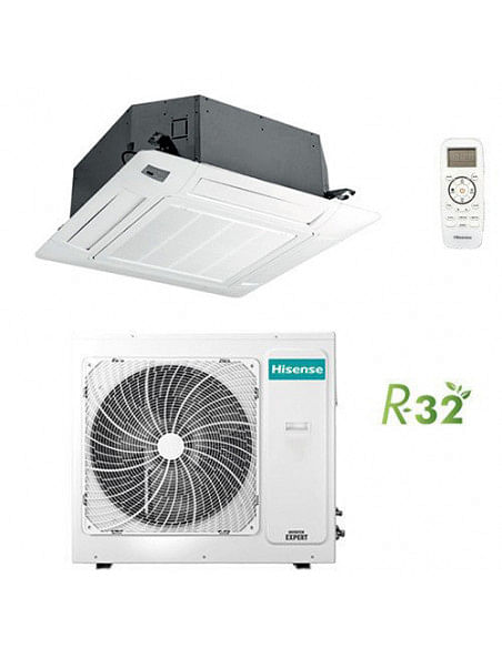 Climatizzatore Condizionatore Hisense Cassetta R32 Monofase 42000 BTU AUC125UR4RHB4 INVERTER - Climaway