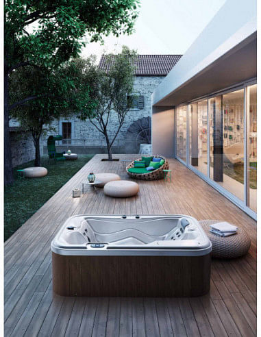 Minipiscina GLASS 1989 Mod. My Spa 216/165 finitura ROVERE - Climaway
