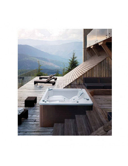 Minipiscina GLASS 1989 Mod. My Spa 195E finitura ROVERE - Climaway
