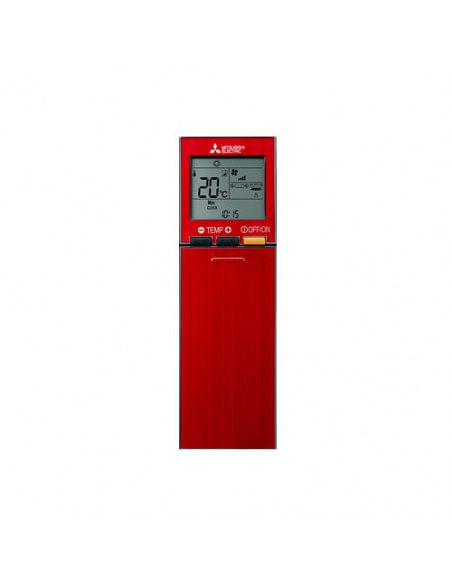 Climatizzatore Condizionatore Mitsubishi Kirigamine Style Rosso più MSZ-AP Wifi Dual Split R32 Inverter 12000 + 9000 BTU con ...