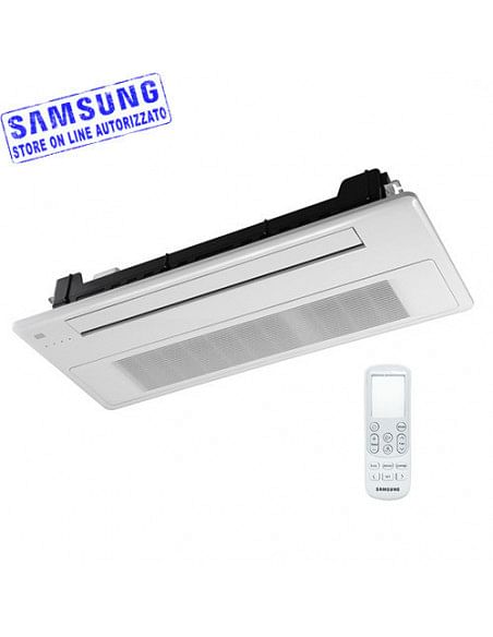 Climatizzatore Condizionatore Samsung Inverter Unità Interna Cassetta Slim + Griglia PSSMA per multisplit 9000 BTU MH026FSEA ...