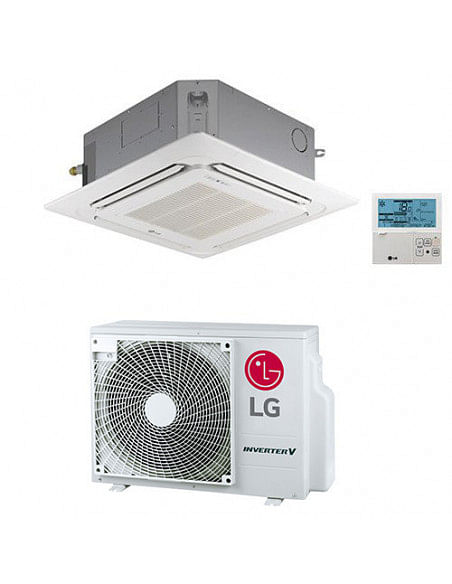 Climatizzatore Condizionatore LG Cassetta 4 vie Compact Inverter R32 30000 BTU UT30F classe A++/A+ - Climaway