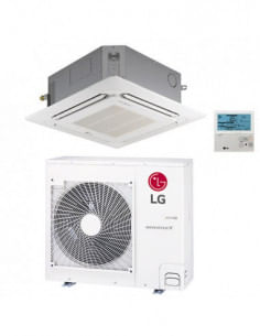 Climatizzatore Condizionatore LG Cassetta 4 vie Compact Inverter R32 36000 BTU UT36F classe A++/A+ - Climaway