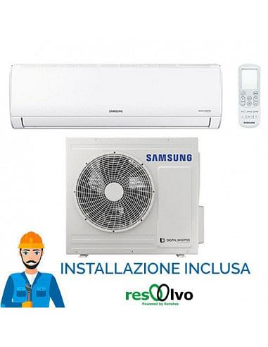 Climatizzatore Condizionatore Samsung AR35 R32 (Maldives) 18000 BTU AR18TXHQASI INVERTER classe A++/A+ Inclusa installazione ...