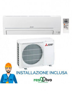 Climatizzatore Condizionatore Mitsubishi Linea Smart R32 MSZ-HR42VF 15000 BTU INVERTER classe A++/A+ Inclusa installazione e ...