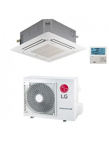 Climatizzatore Condizionatore LG Cassetta 4 vie Standard Inverter R32 12000 BTU CT12F classe A++/A+ - Climaway