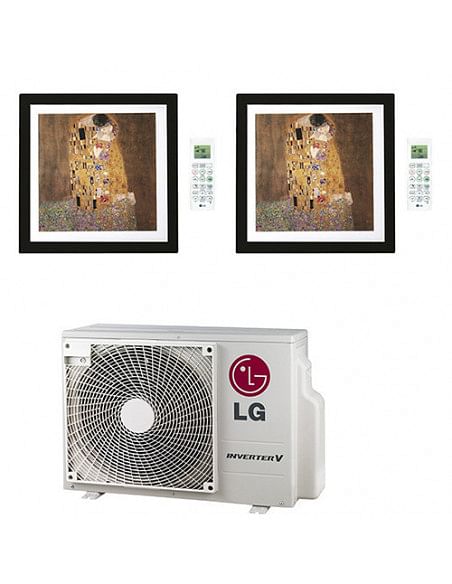 Climatizzatore Condizionatore LG Artcool Gallery R32 Dual Split Inverter 9000 + 9000 BTU con U.E. MU2R17 NOVITÁ Classe A+++/A...