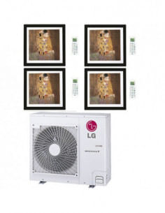 Climatizzatore Condizionatore LG Artcool Gallery R32 Quadri Split Inverter 9000 + 9000 + 9000 + 12000 BTU con U.E. MU5R30 NOV...