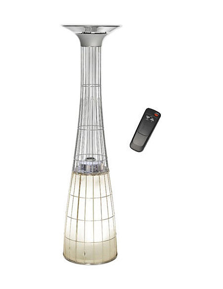 Riscaldamento decorativo da esterno Dolce Vita E. P. Italkero con telecomando e luci a LED - Climaway