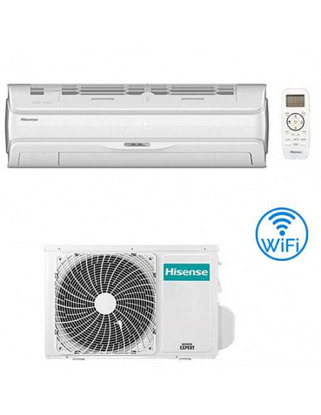 Climatizzatore Condizionatore Hisense Silentium Pro Wifi 12000 BTU QD35XU01G INVERTER Classe A+++/A+++ - Climaway
