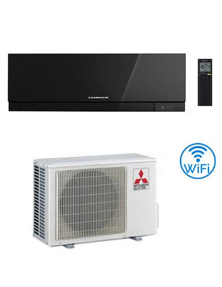 Climatizzatore Condizionatore Mitsubishi Kirigamine Zen Wifi Nero MSZ-EF25VGKB 9000 BTU INVERTER classe A+++ /A++ NOVITÁ - Cl...