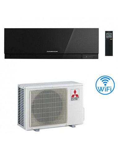 Climatizzatore Condizionatore Mitsubishi Kirigamine Zen Wifi Nero MSZ-EF35VGKB 12000 BTU INVERTER classe A+++ /A++ NOVITÁ - C...