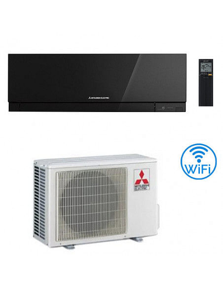 Climatizzatore Condizionatore Mitsubishi Kirigamine Zen Wifi Nero MSZ-EF35VGKB 12000 BTU INVERTER classe A+++ /A++ NOVITÁ - C...