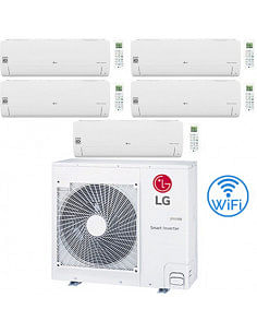 Climatizzatore Condizionatore LG Libero Smart R32 Wifi Penta Split Dual Inverter 7000 + 7000 + 7000 + 7000 + 18000 BTU con U....
