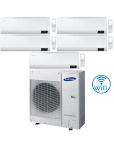 Climatizzatore Condizionatore Samsung CEBU R32 Wifi Penta Split Inverter 7000 + 7000 + 7000 + 7000 + 12000 BTU con U.E. AJ100...