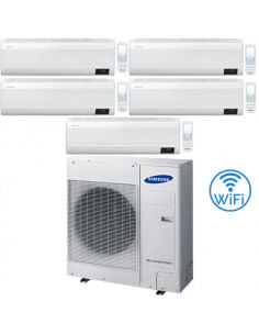 Climatizzatore Condizionatore Samsung WINDFREE AVANT R32 Wifi Penta Split Inverter 7000 + 7000 + 7000 + 7000 + 18000 BTU con ...