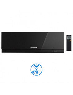 Climatizzatore Condizionatore Mitsubishi Inverter Unità Interna a parete serie Kirigamine Zen Wifi Nero 7000 BTU MSZ-EF22VGKB...