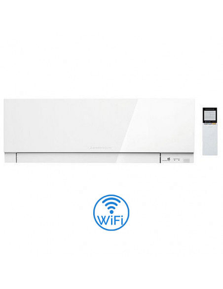 Climatizzatore Condizionatore Mitsubishi Inverter Unità Interna a parete serie Kirigamine Zen Wifi Bianco 6000 BTU MSZ-EF18VG...