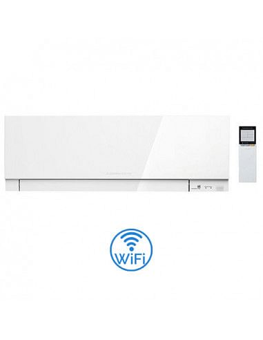 Climatizzatore Condizionatore Mitsubishi Inverter Unità Interna a parete serie Kirigamine Zen Wifi Bianco 12000 BTU MSZ-EF35V...