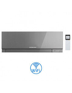 Climatizzatore Condizionatore Mitsubishi Inverter Unità Interna a parete serie Kirigamine Zen Wifi Argento 7000 BTU MSZ-EF22V...