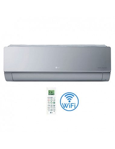 Climatizzatore Condizionatore LG Inverter Unità Interna a parete serie Artcool Wifi Silver 9000 BTU AC09SQ nsj - Climaway
