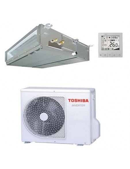 Climatizzatore Condizionatore monosplit Toshiba Canalizzabile Standard Inverter R32 RAV-GM901BTP-E 30000 BTU Classe A++/A++ -...