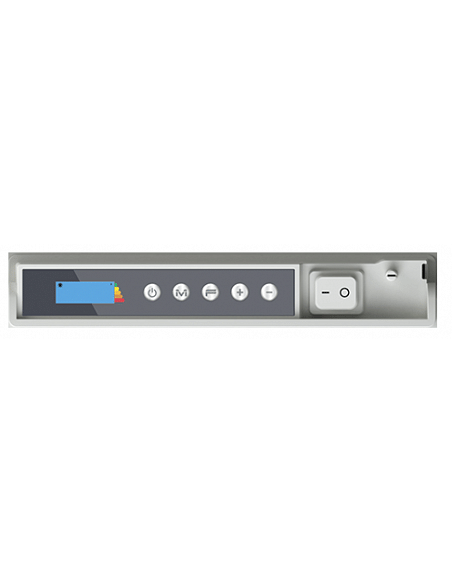 Radiatore elettrico verticale Radialight Dual-Therm ICON 7 Bianco 750W con controllo digitale - Climaway