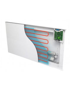 Radiatore elettrico Radialight Dual-Therm Klima 7 Grigio Antracite con barra portasalvietta 750W con controllo digitale - Cli... 2