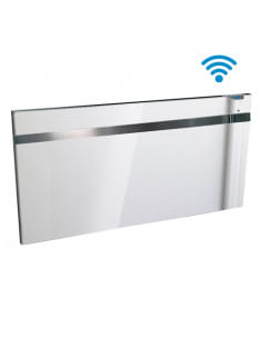 Radiatore elettrico Radialight Dual-Therm Klima 7B Bianco WiFi con barra portasalvietta 750W e controllo digitale - Climaway