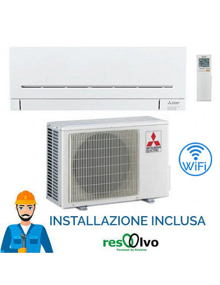 Climatizzatore Condizionatore Mitsubishi MSZ-AP Wifi MSZ-AP25VGK 9000 BTU INVERTER classe A+++ /A++ Inclusa installazione e d...