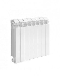 Termosifone Radiatore in alluminio da 8 elementi Global Vox 600 interasse 600 mm - Climaway 2