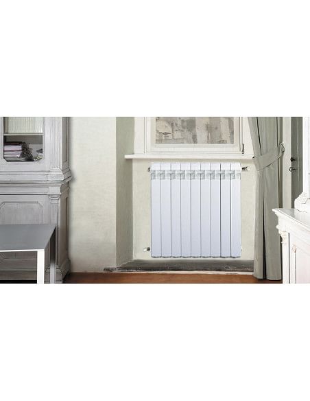 Termosifone Radiatore in alluminio da 9 elementi Global Vox 600 interasse 600 mm - Climaway