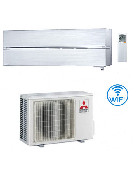 Climatizzatore Condizionatore Mitsubishi Kirigamine Style Bianco Perla Wifi MSZ-LN25VGV 9000 BTU INVERTER classe A+++ /A+++ c...