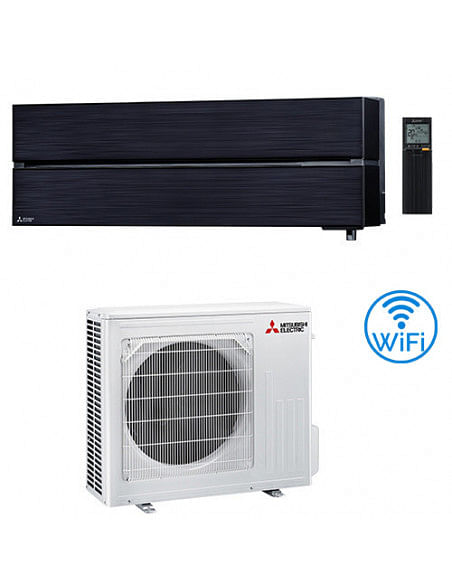 Climatizzatore Condizionatore Mitsubishi Kirigamine Style Nero Wifi MSZ-LN50VGB 18000 BTU INVERTER classe A+++ /A++ con cessi...