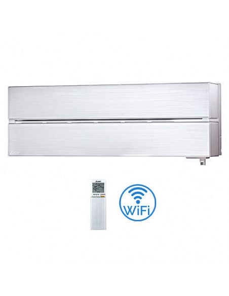 Climatizzatore Condizionatore Mitsubishi Inverter Unità Interna a parete serie Kirigamine Style Bianco Wifi 18000 BTU MSZ-LN5...