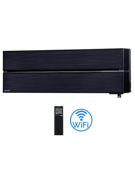 Climatizzatore Condizionatore Mitsubishi Inverter Unità Interna a parete serie Kirigamine Style Nero Wifi 12000 BTU MSZ-LN35V...