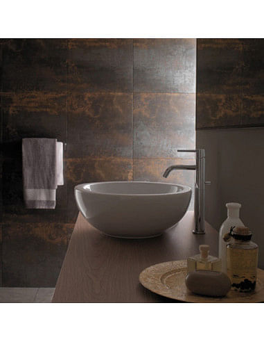 Lavabo Globo Serie Forty 3 Per rubinetteria a muro o su piano 42x42 Cod. SC042.BI - Climaway