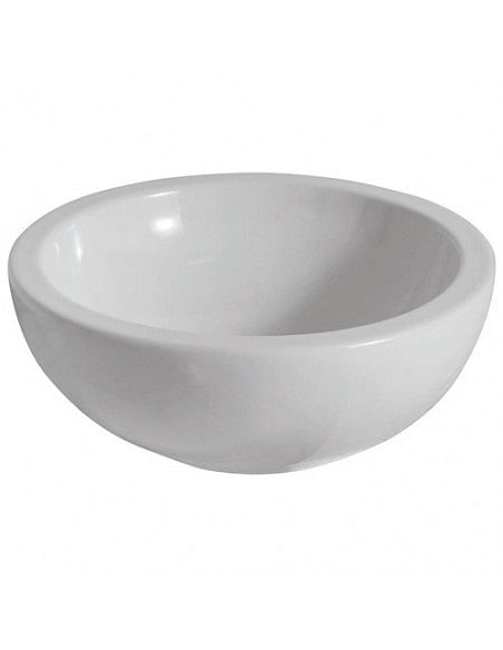 Lavabo Globo Serie Forty 3 Per rubinetteria a muro o su piano 42x42 Cod. SC042.BI - Climaway