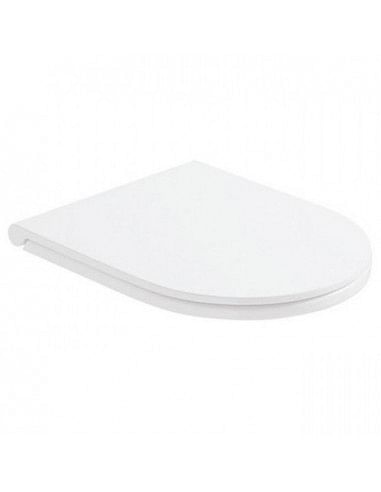 Coprivaso rimovibile Globo con chiusura rallentata bianco Cod. FOQ20BI - Climaway