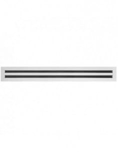 Diffusore lineare a 1 feritoia con deflettori a lama lunghezza 1500mm - Climaway 2